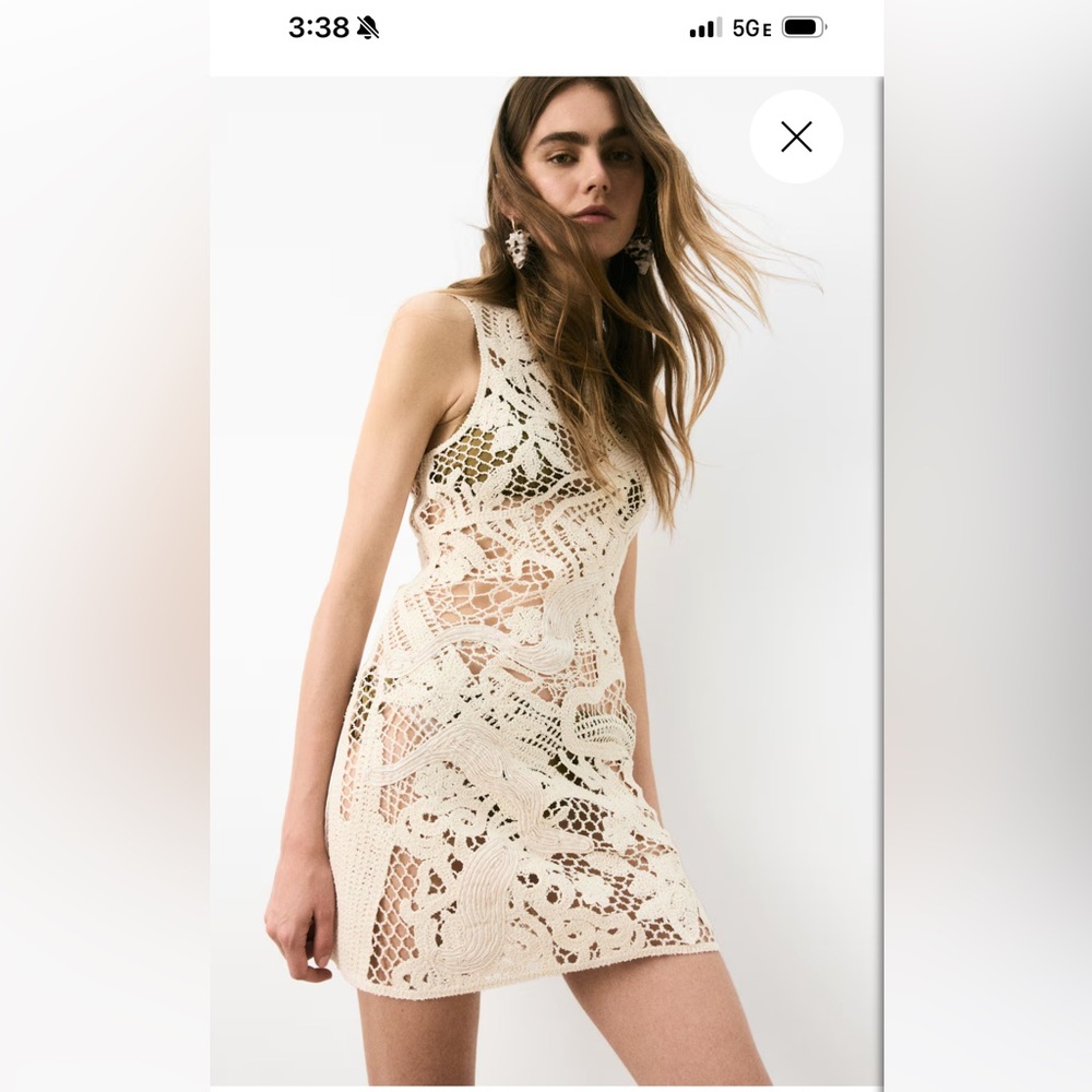 H&M edition- crochet dress